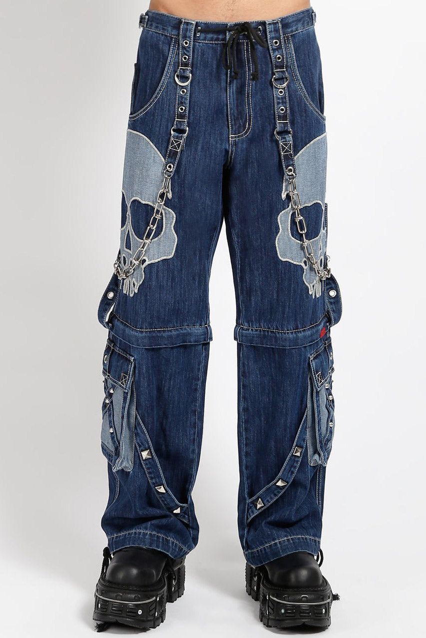 mens gothic denim jeans