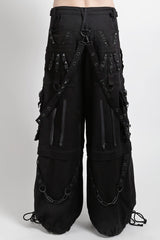 mens studded tripp NYC baggy cargo pants