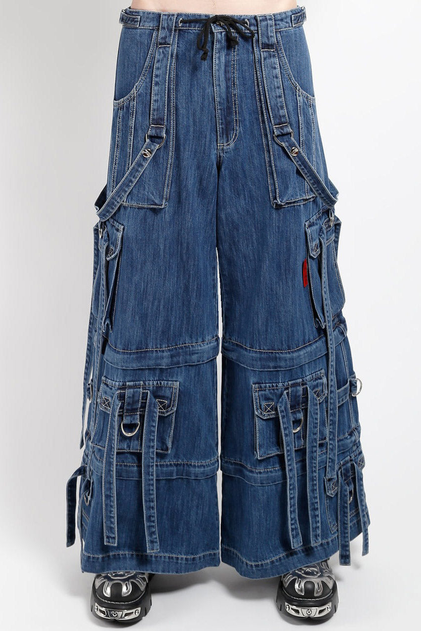 grunge gothic baggy denim jeans