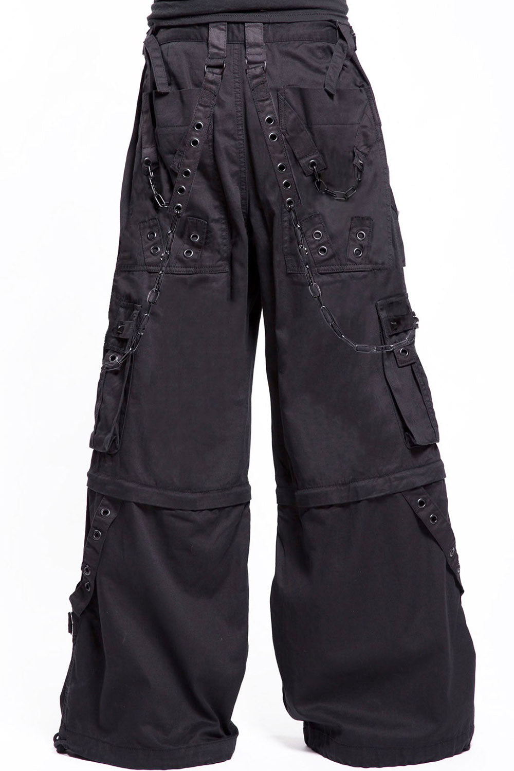 gothic baggy cargo pants by tripp NYC with straps 