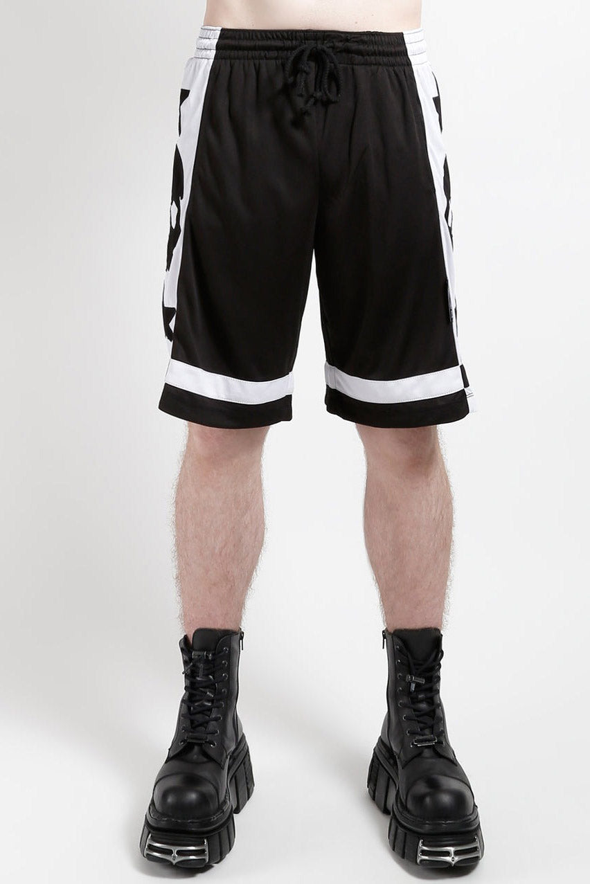 mens baggy summer goth shorts