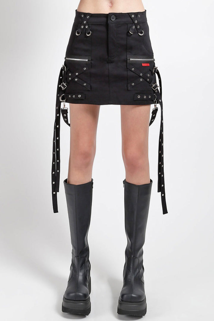 trad goth mini skirt