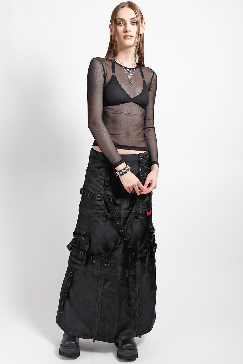 gothic low rise skirt