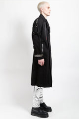mens grunge goth trench coat