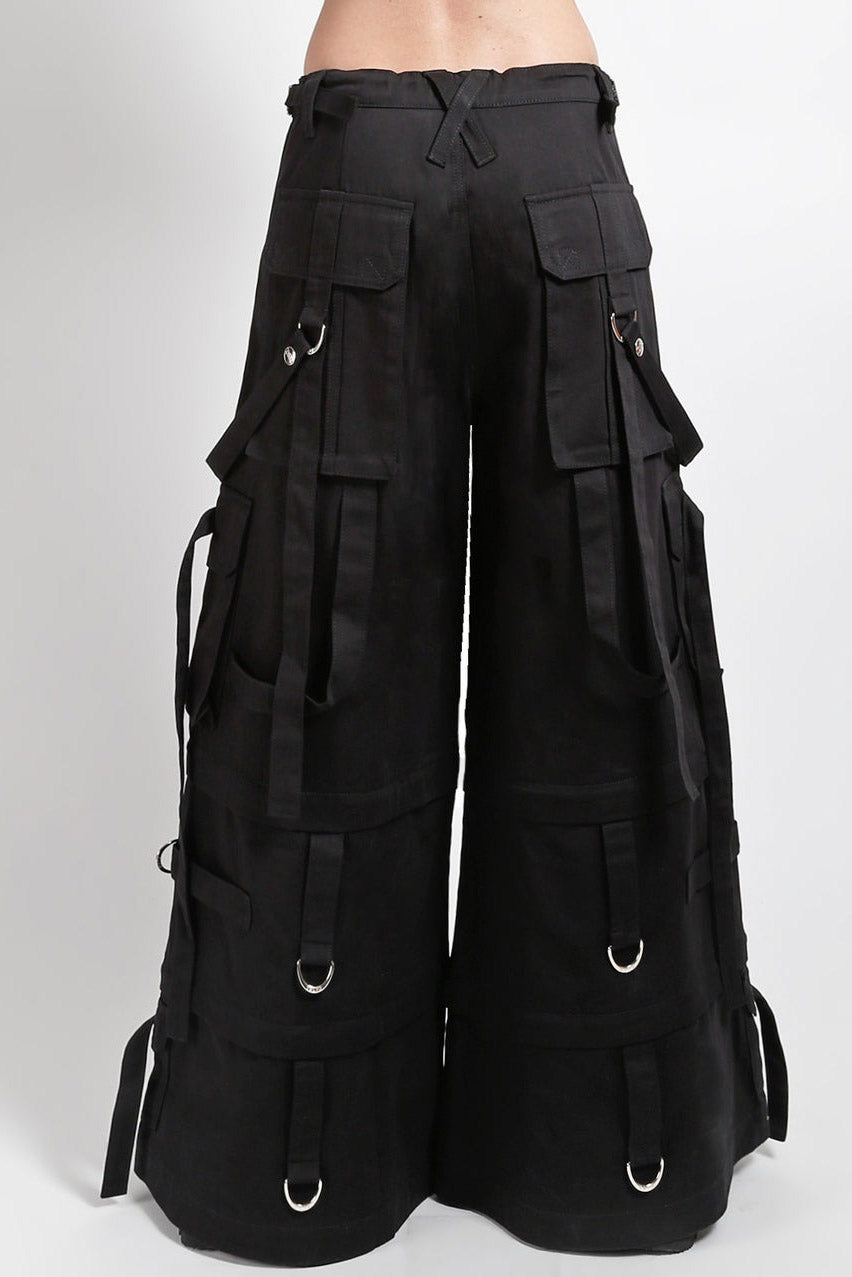 black military goth pants