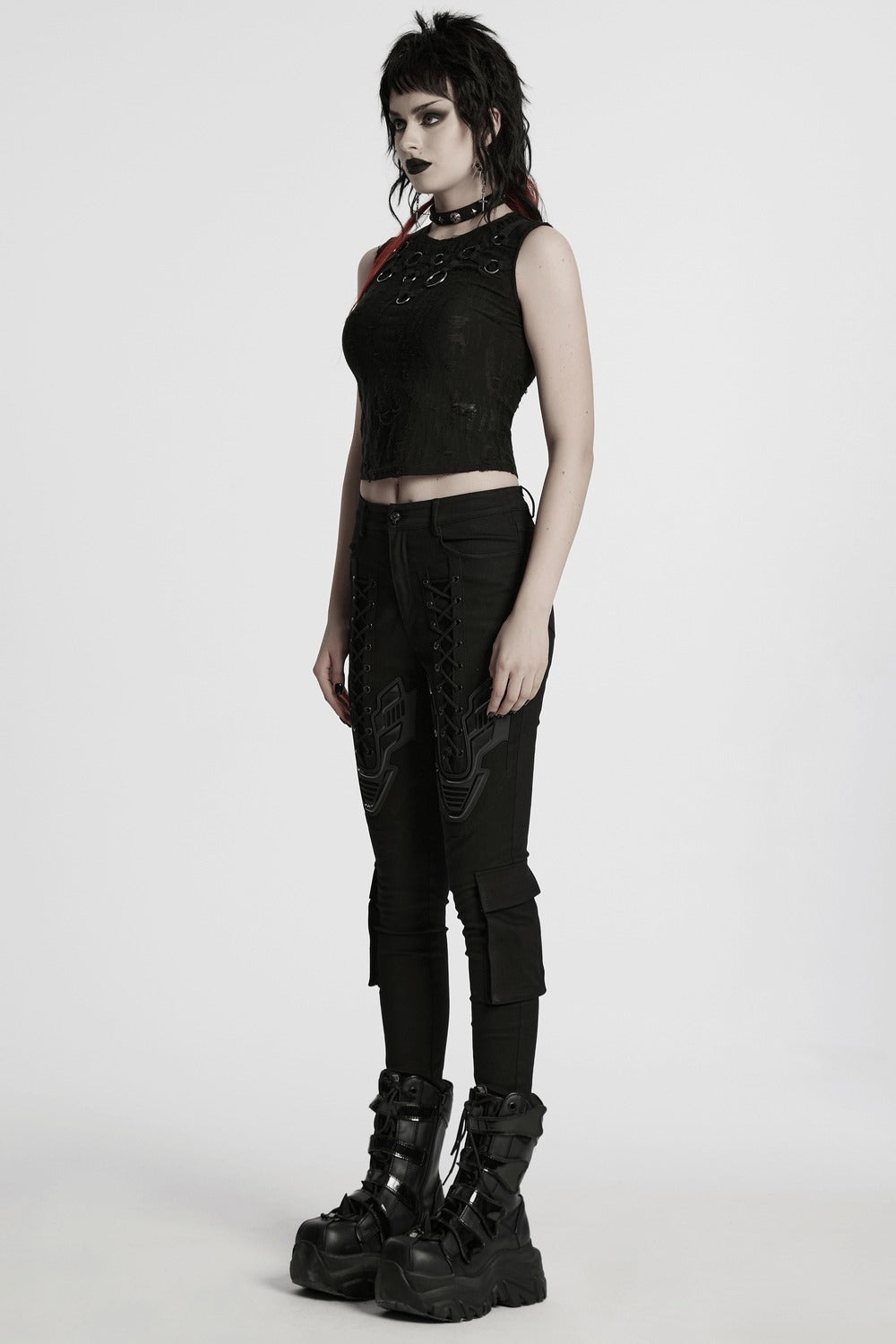 womens grunge gothic jeans 