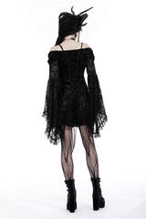 floral lace gothic dress