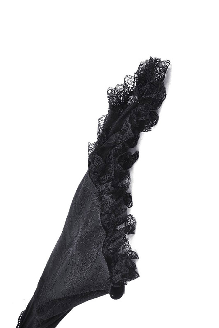 lace sleeve gothic dress