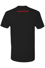 vampirefreaks logo on a goth shirt
