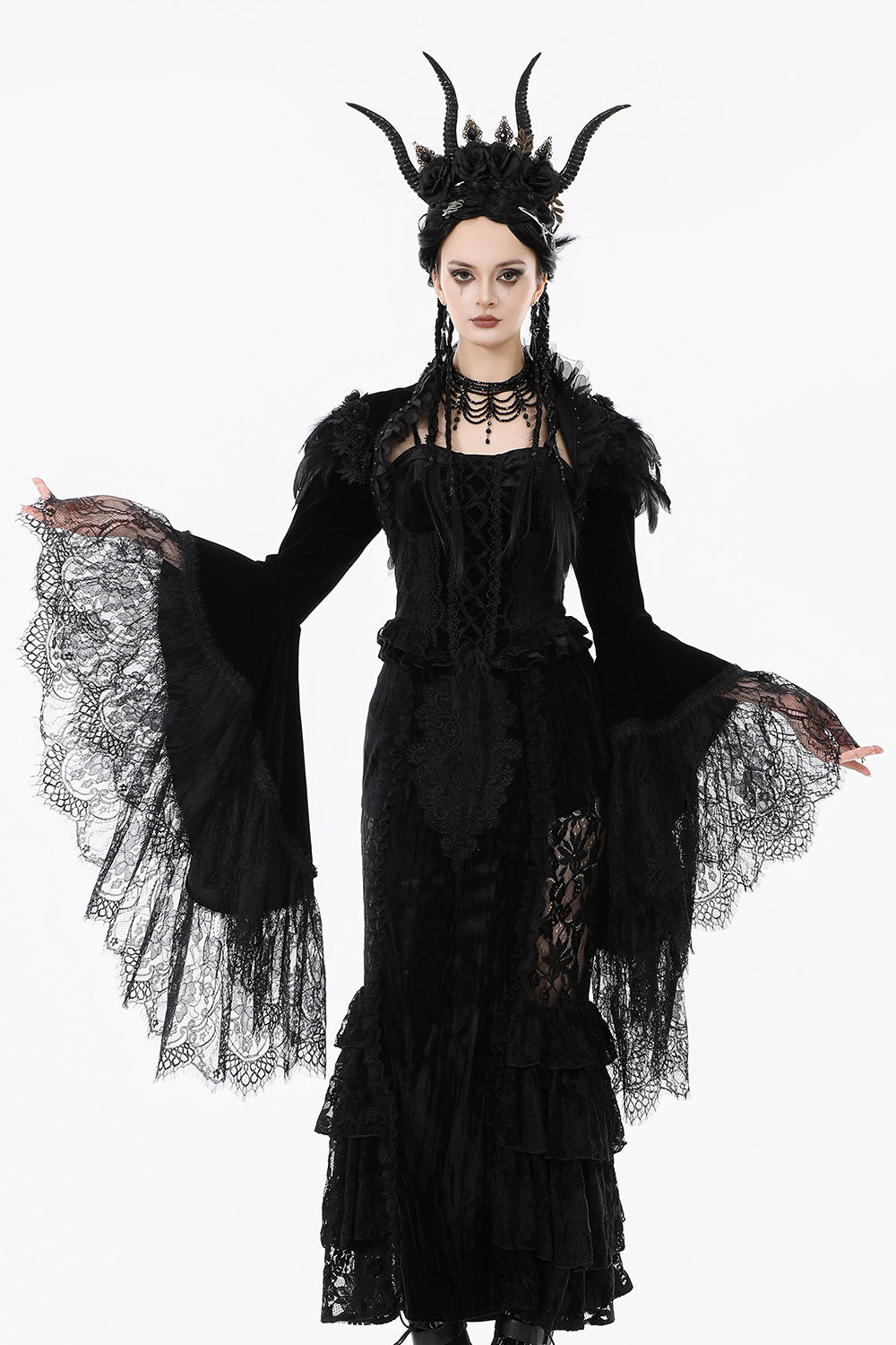 long sleeve gothic bolero