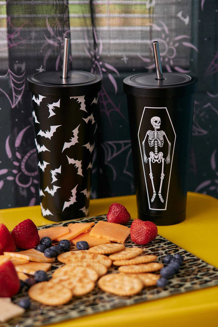 gothic bat to go cup