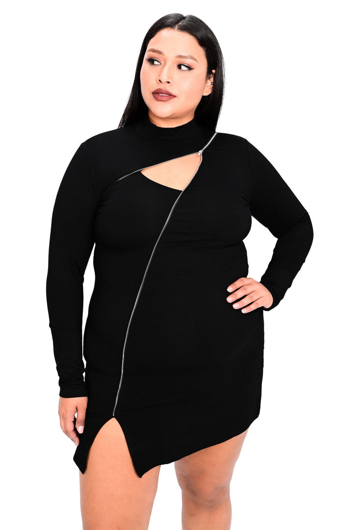 womens plus size bodycon goth dress