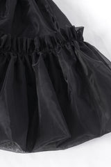 short mini black high-waisted cupcake skirt by devil fashion