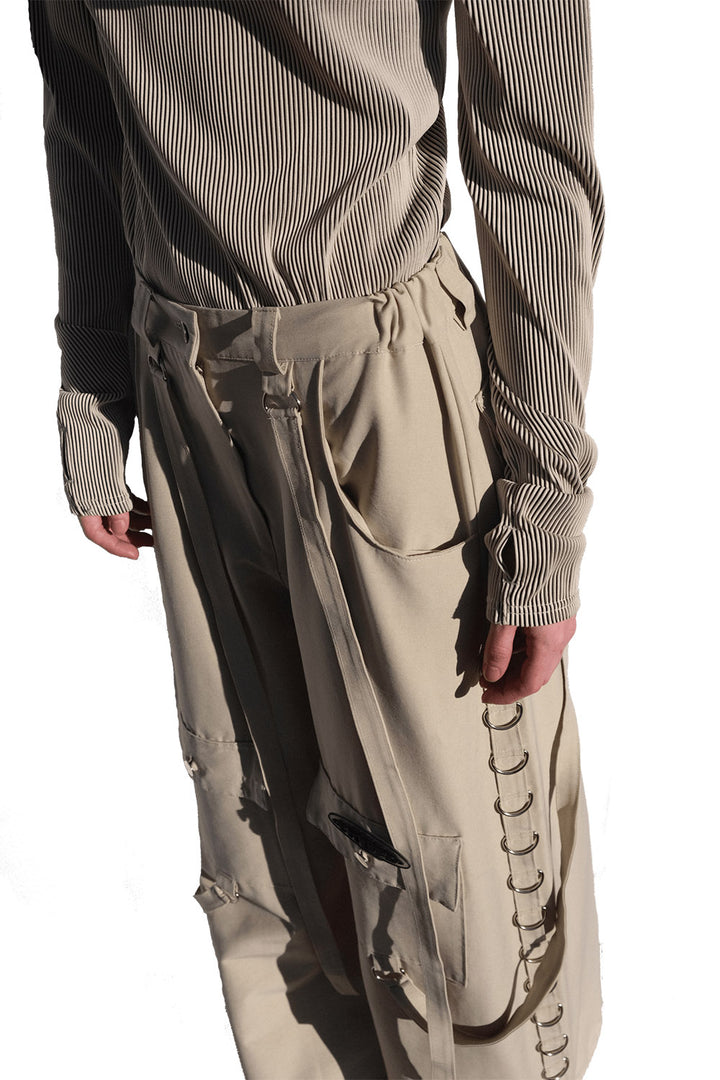 baggy punk ufo inspired pants