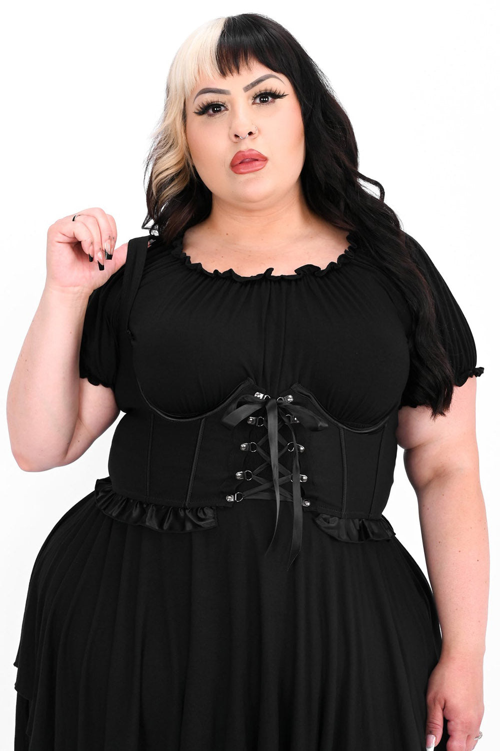 cropped corset top by foxblood