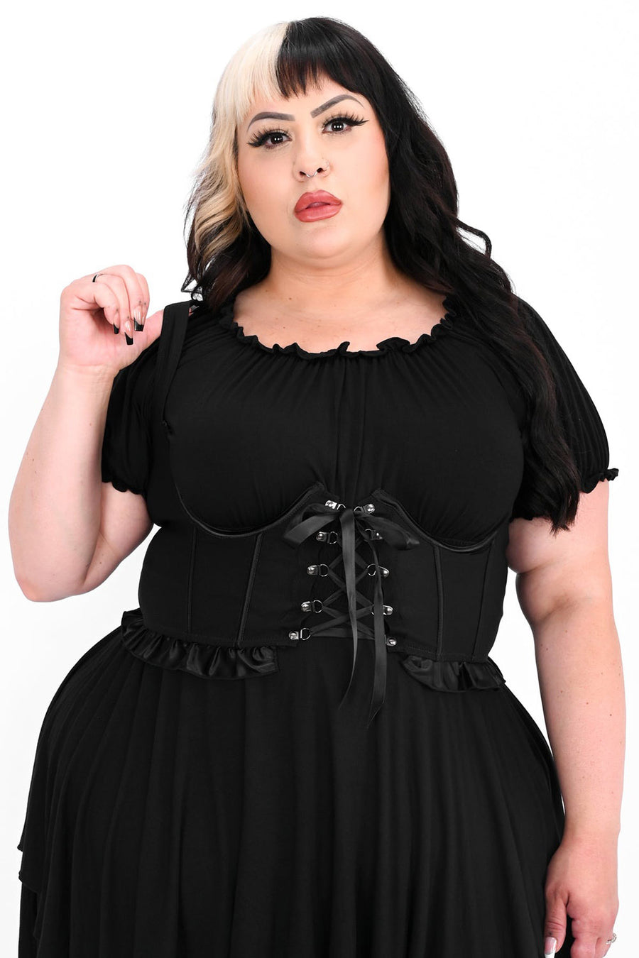 cropped corset top by foxblood