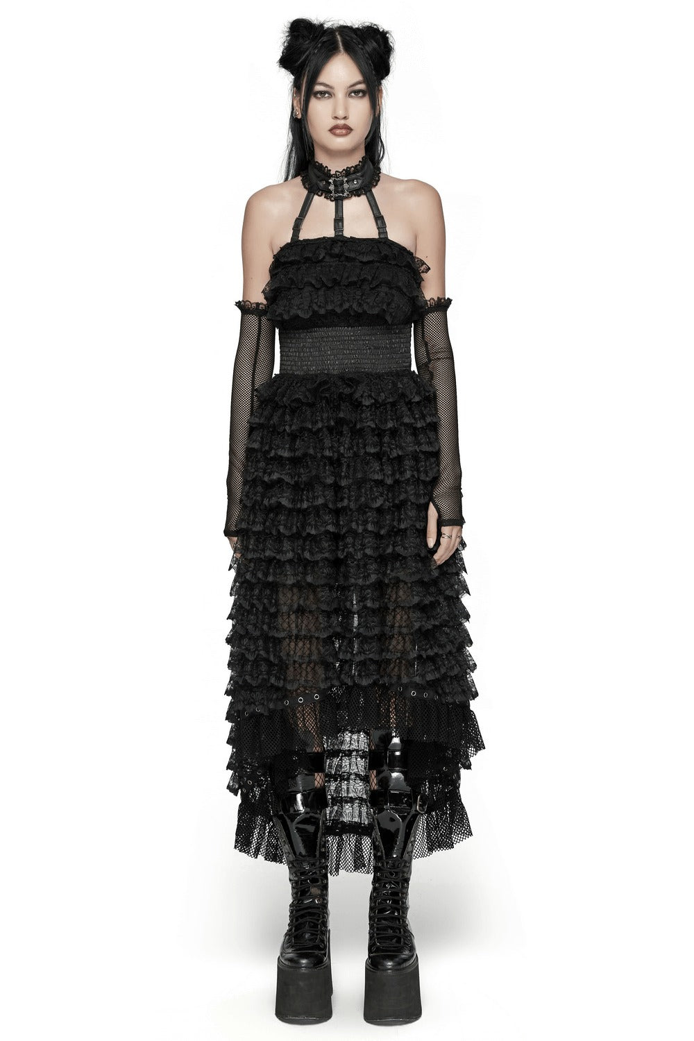 ★LUVISTRUE★LVTR LAYERED FRILL DRESS(BLACK)★正規品/送料込 71T2Me737SL._UY350_.jpg