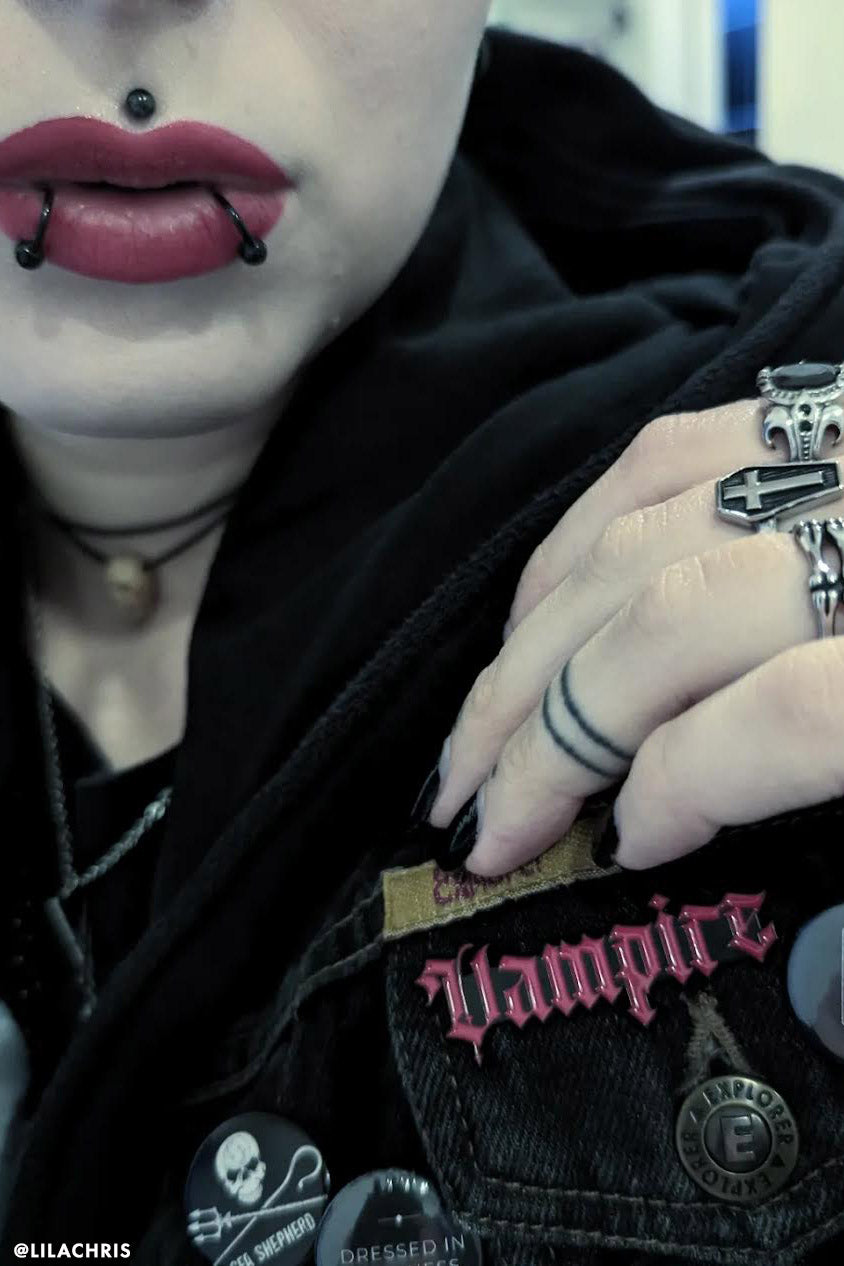 Vampire Enamel Pin