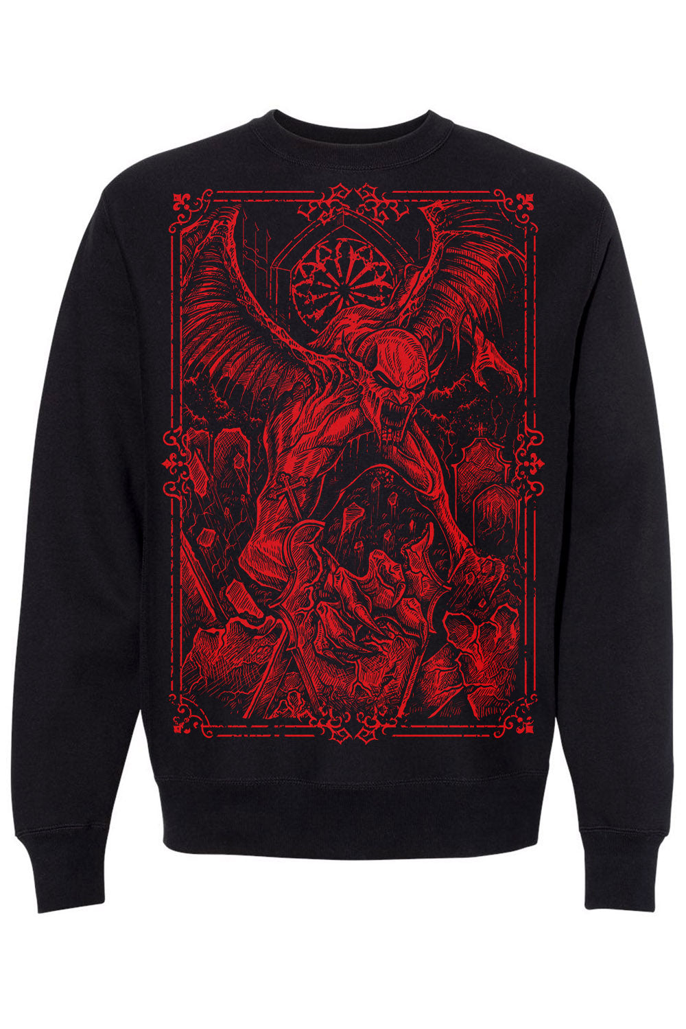 womens gothic monster sweatshirt
