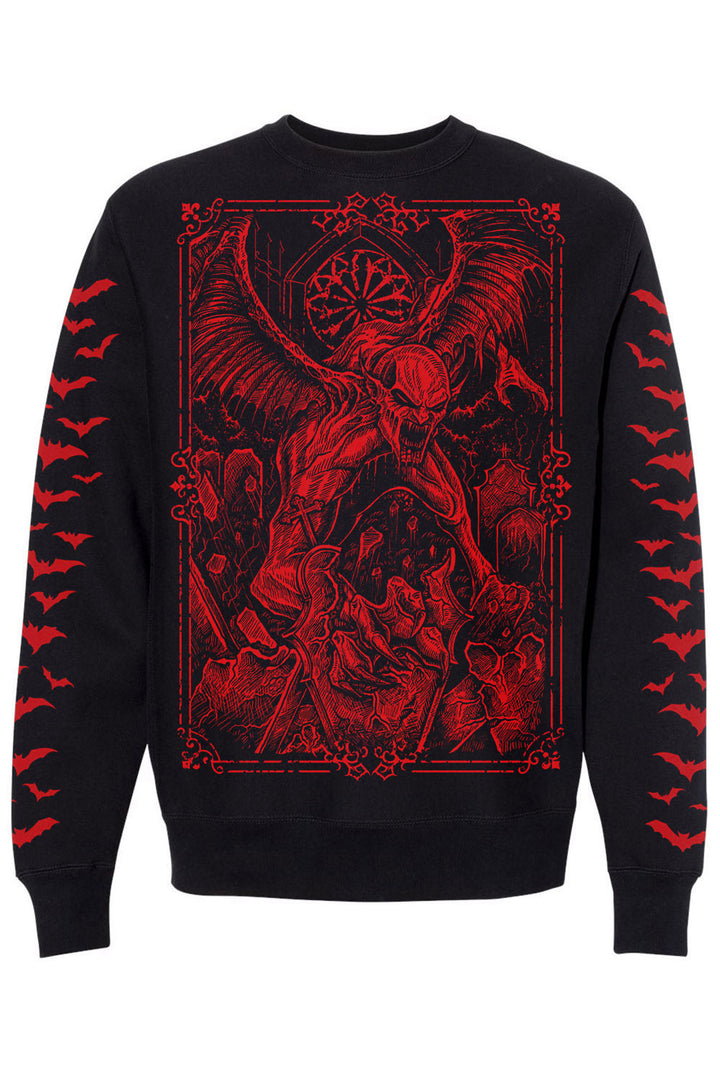 gothic mens vampire sweatshirt