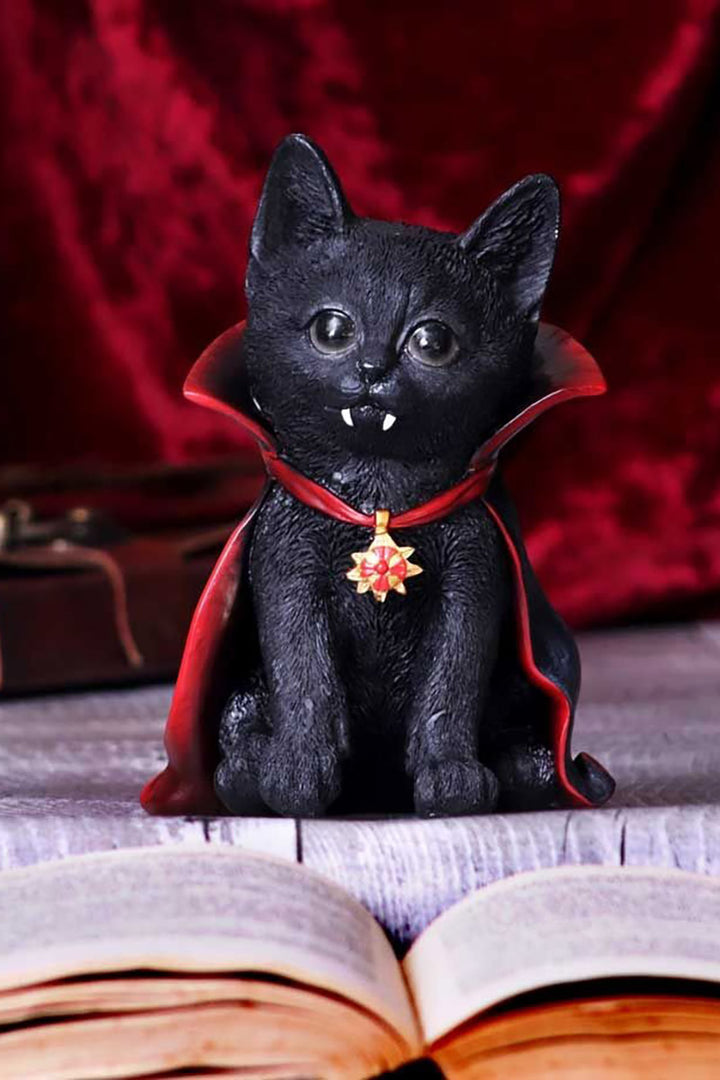 vampire bat cat sculpture