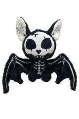 black and white bat stuffed animal plush toy