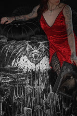 Vampire Castle Throw Blanket