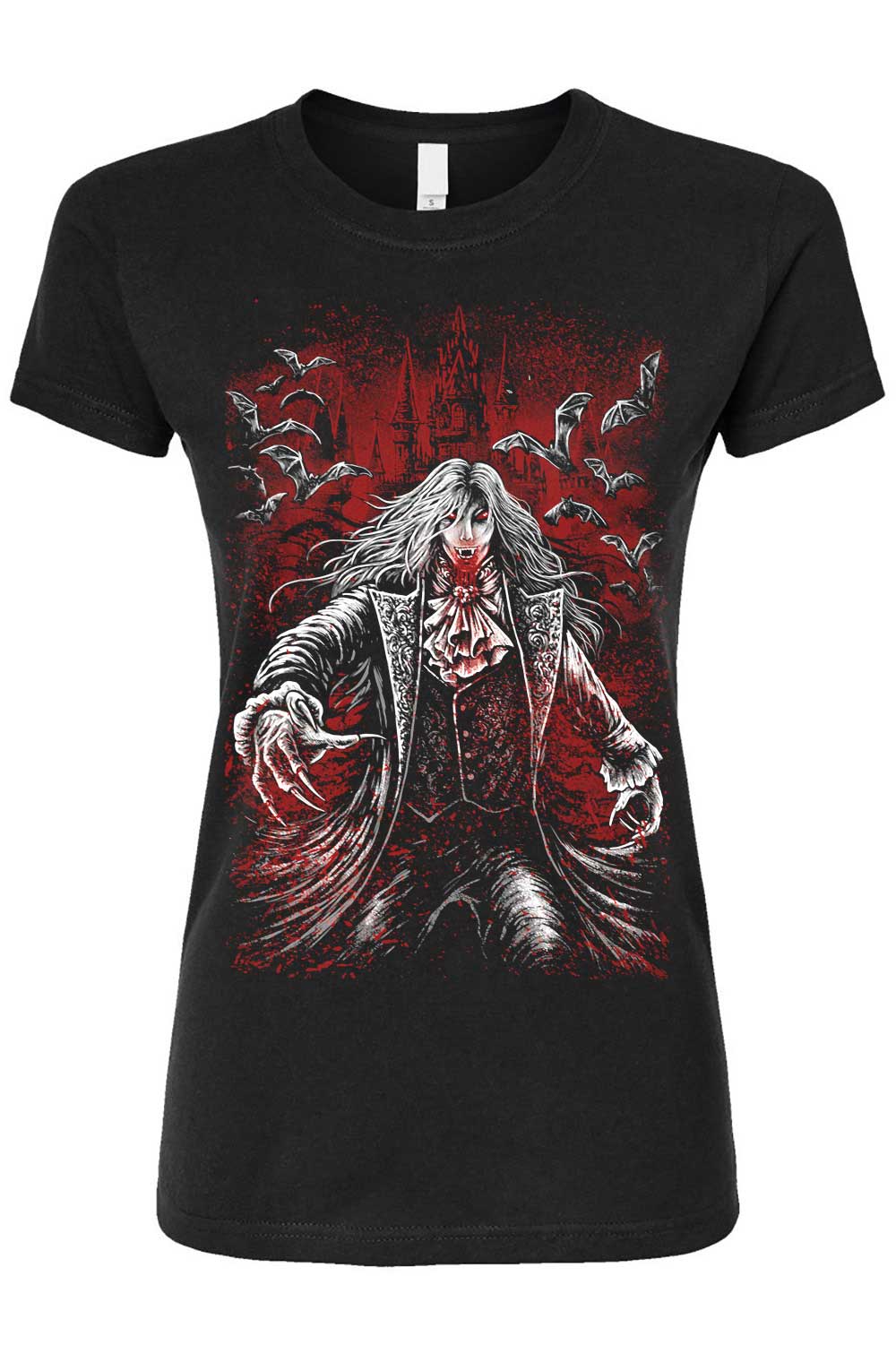 Camiseta de vampiro con fiesta de sangre