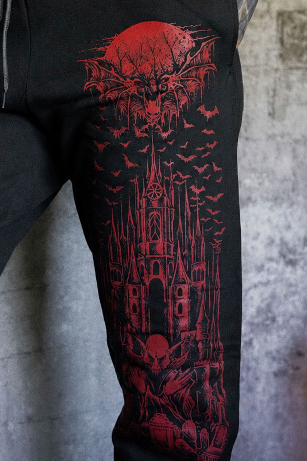 adjustable drawstring bat joggers