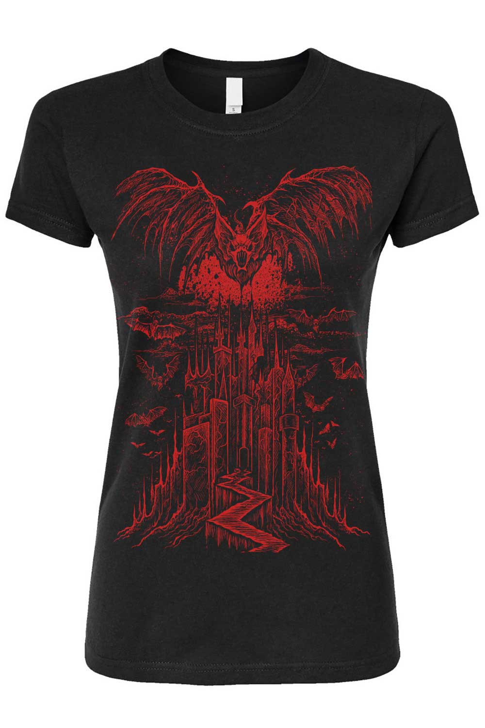 Vampire Castle T-shirt [BLOOD RED] – VampireFreaks