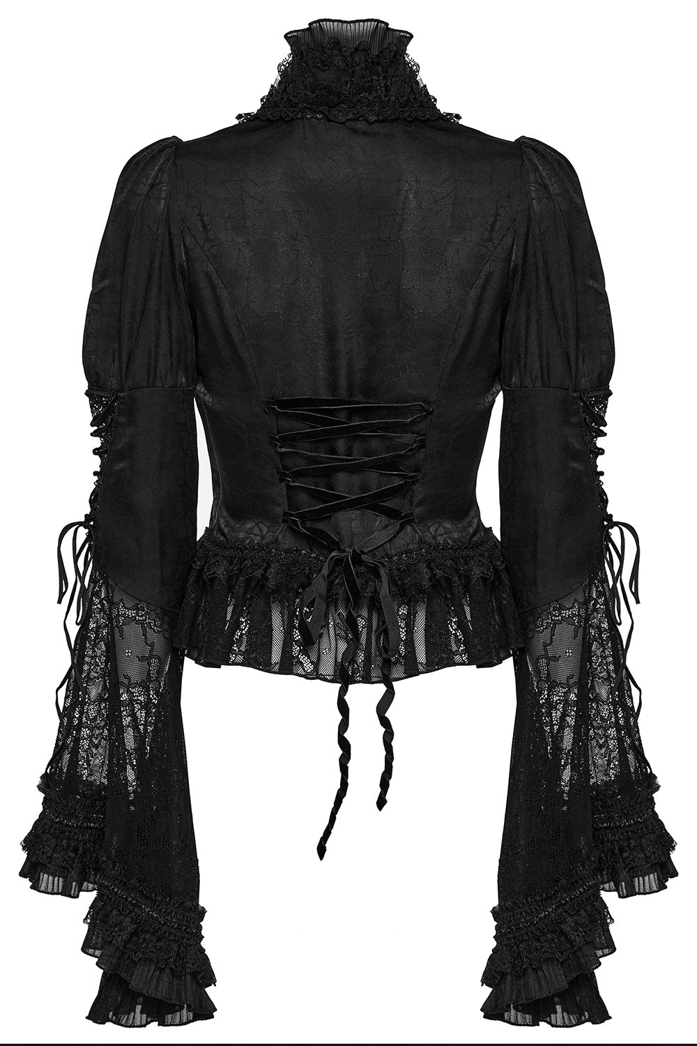 gothic trumpet sleeve top