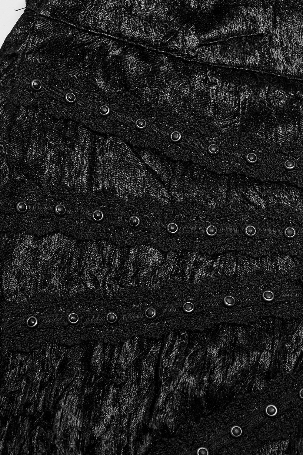 womens vintage goth beaded skirt