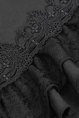 mens victorian goth ruffled lace vampire Dracula shirt