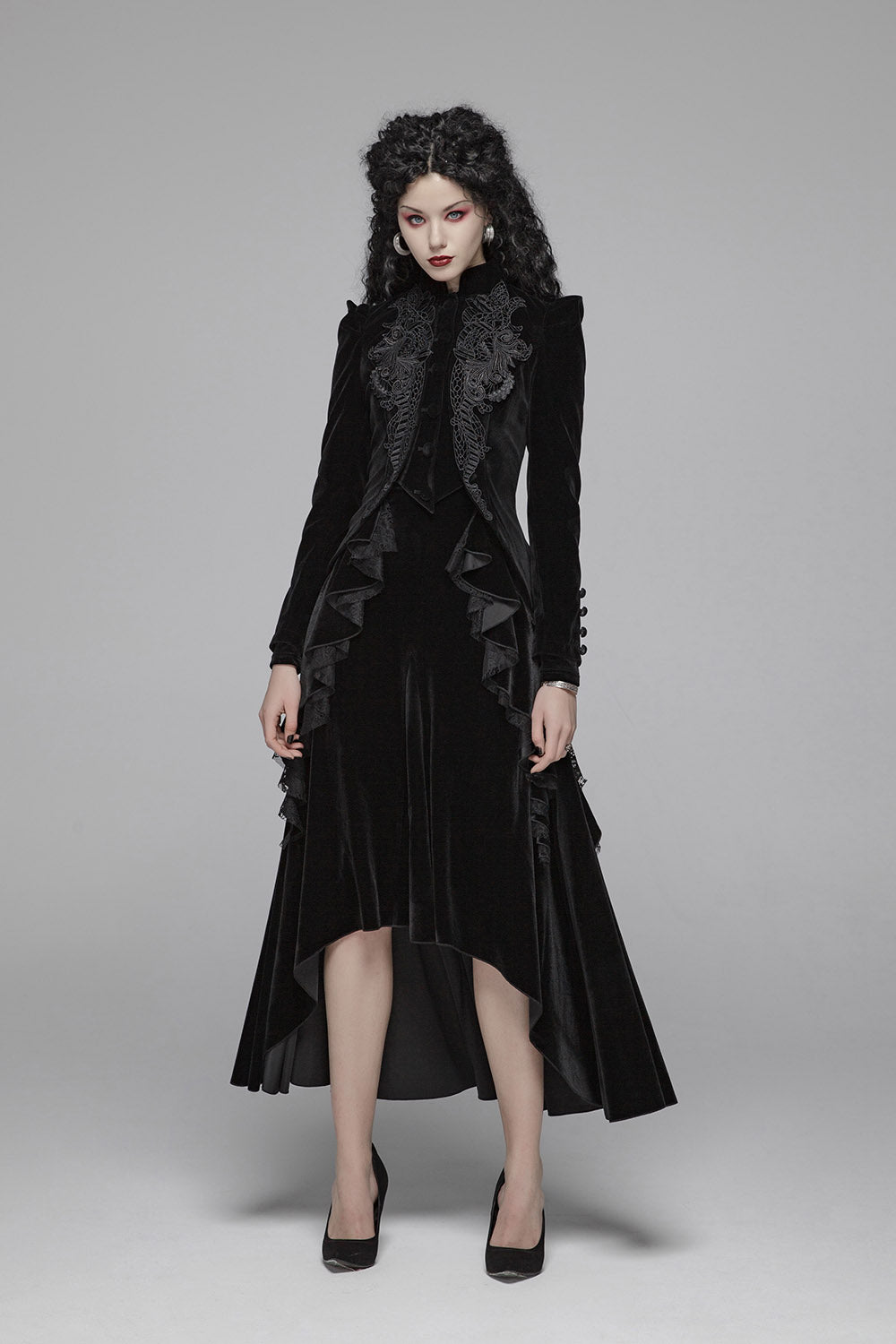 velvet gothic vampire jacket