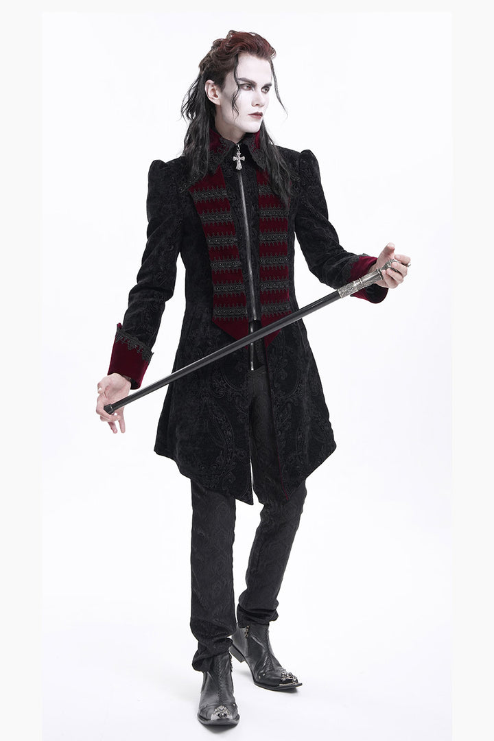 mens vampire cosplay coat