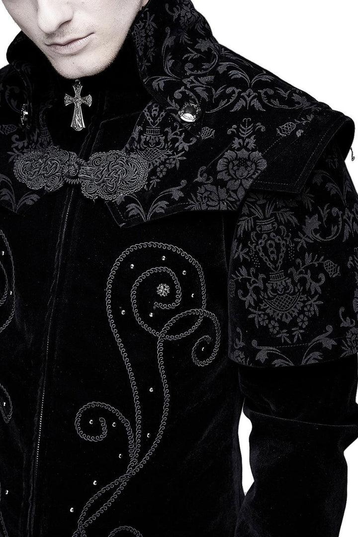 renaissance medieval goth mens vampire coat