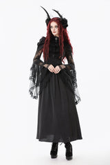 womens gothic long maxi dress