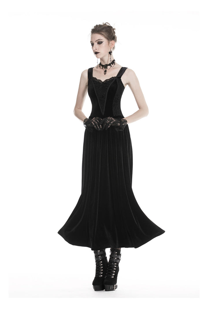 gothic velvet gown
