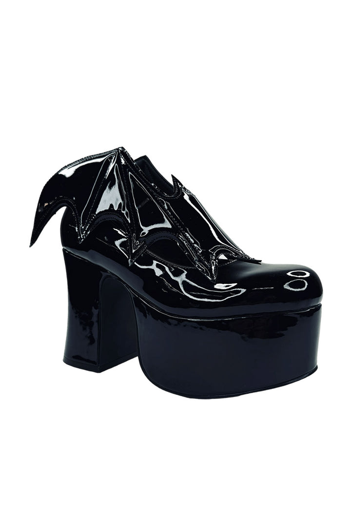 womens black rockabilly heel