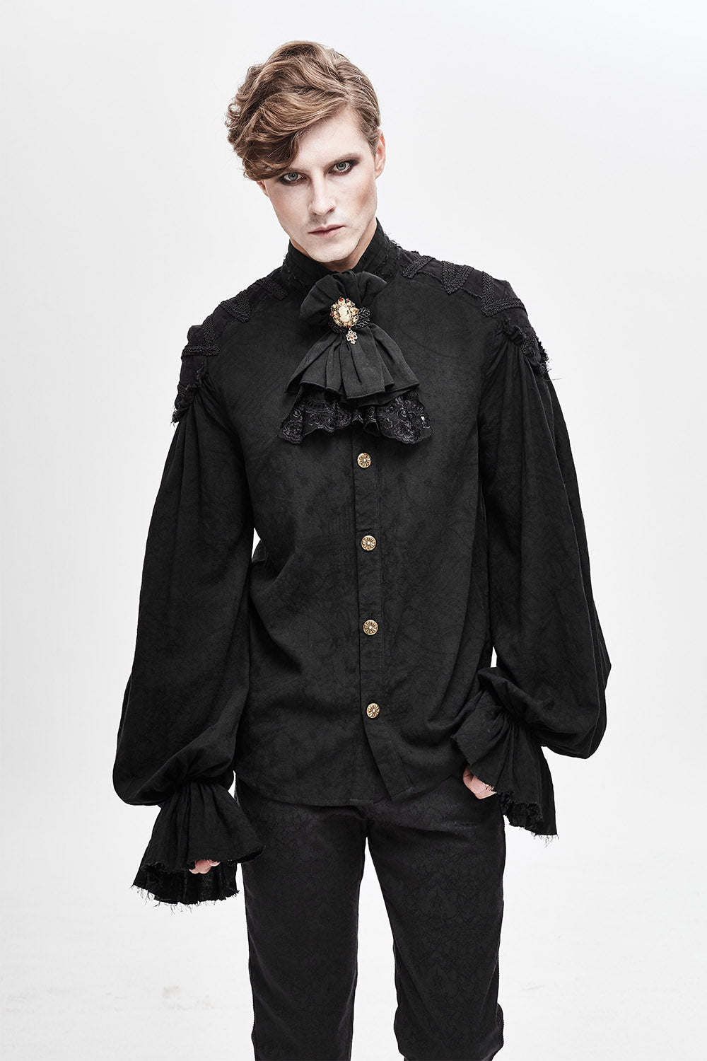 vintage goth mens shirt
