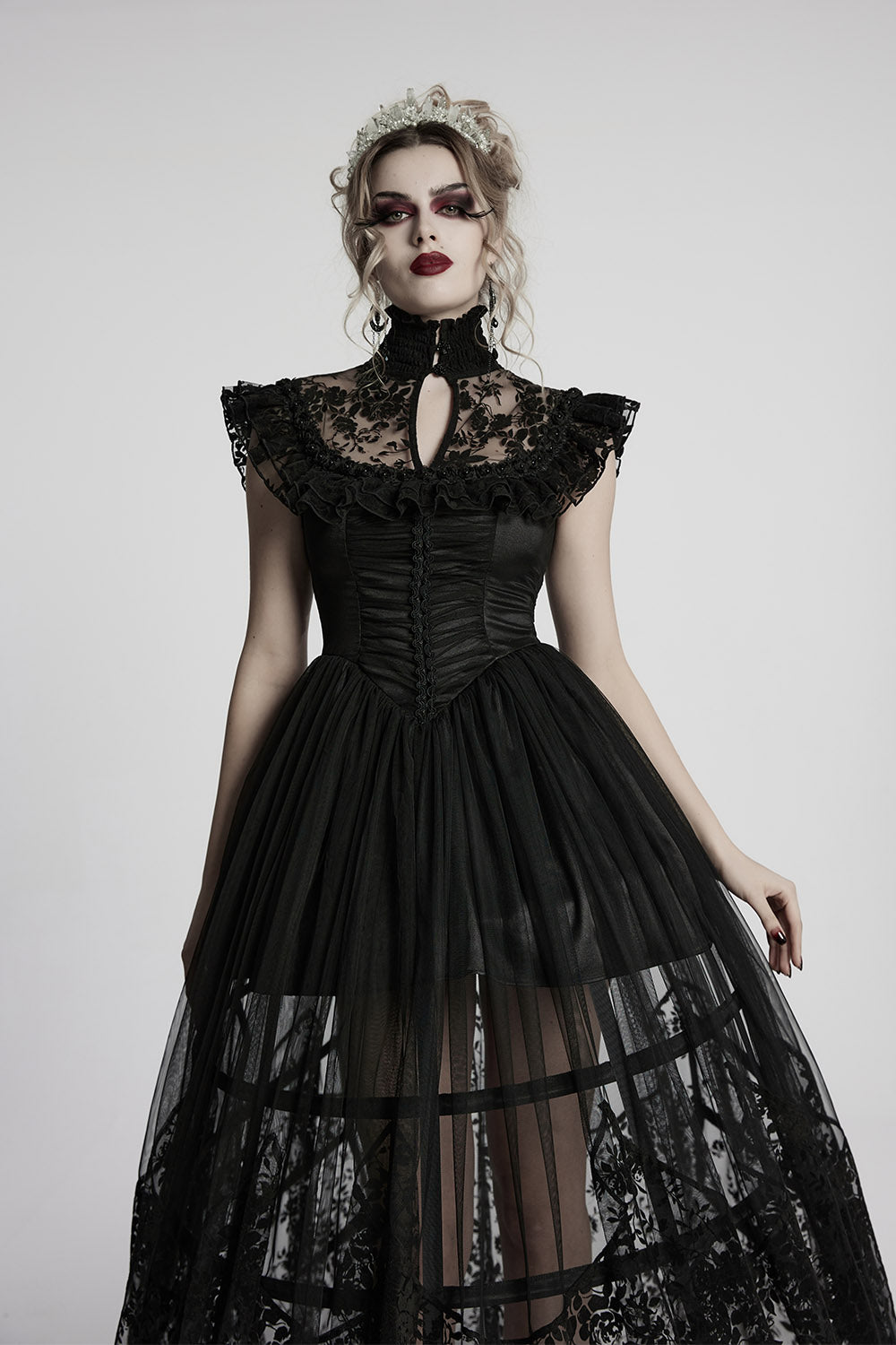 gothic prom dress