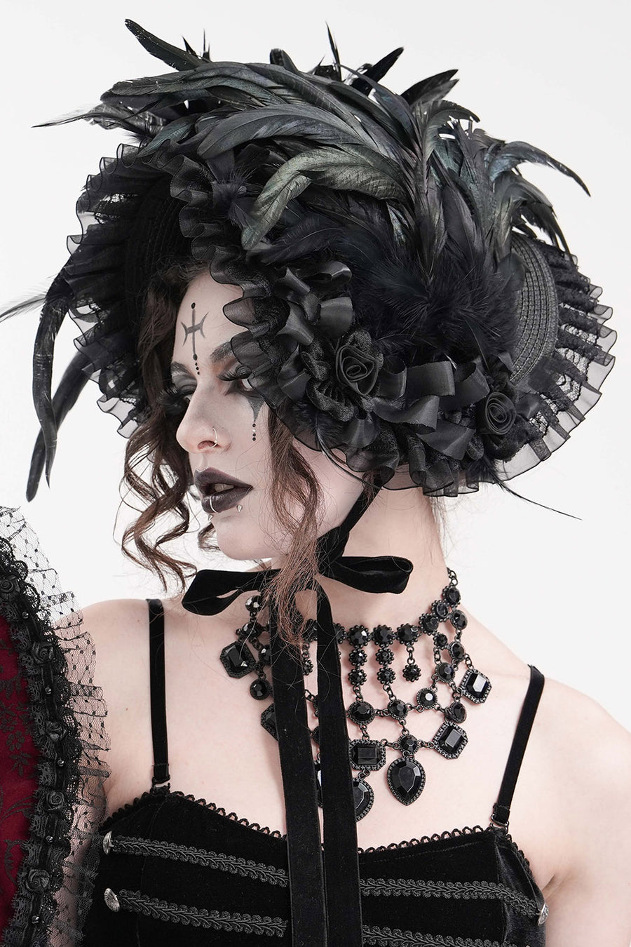 gothic cosplayer hat