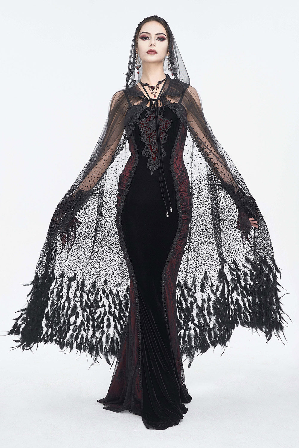 womens witchy cloak