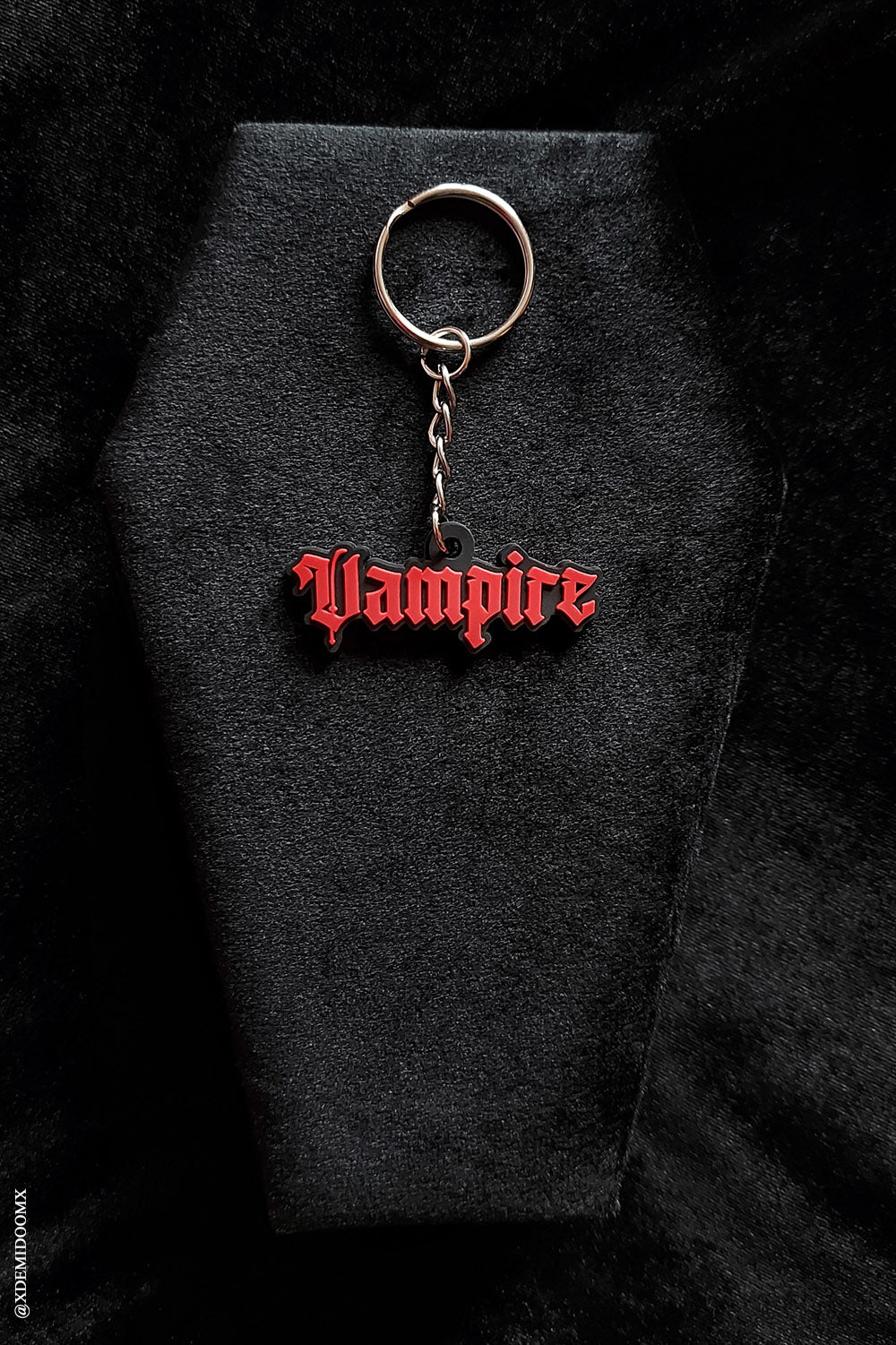 rubber vampire keyring