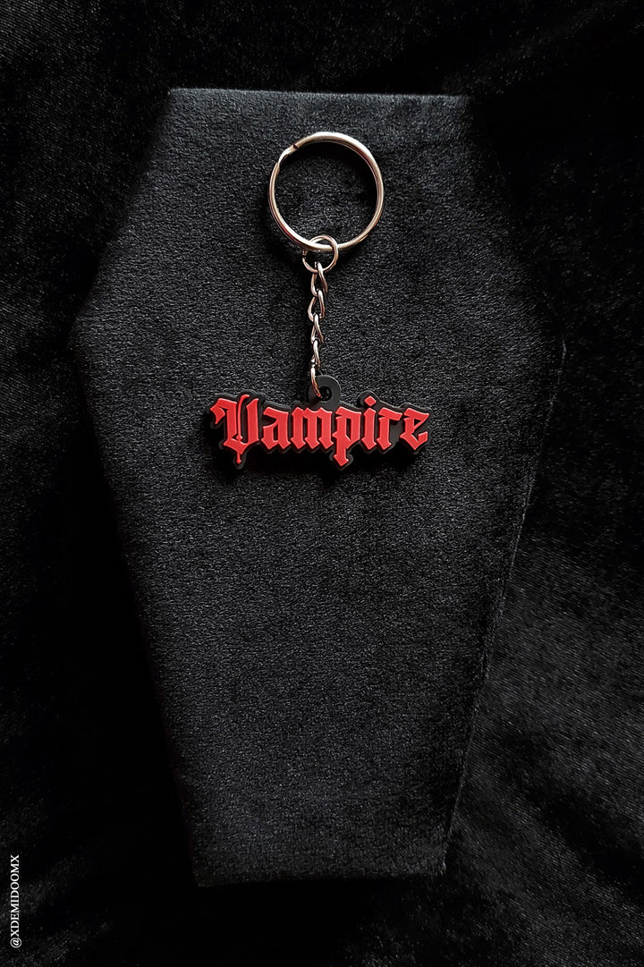 rubber vampire keyring