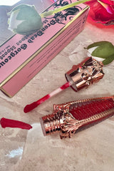 ruby red liquid lipstick