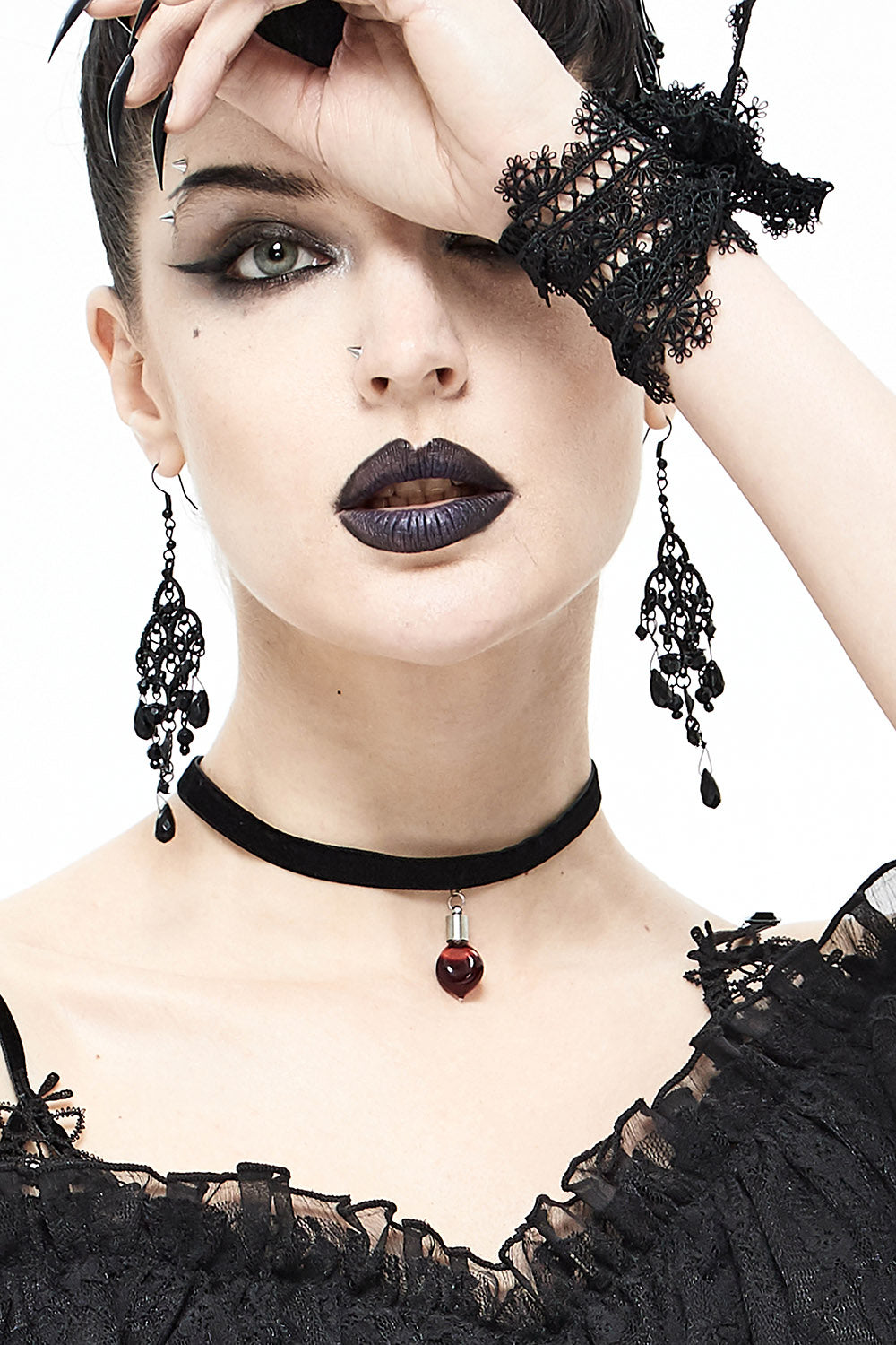 Vampire Blooddrop Choker