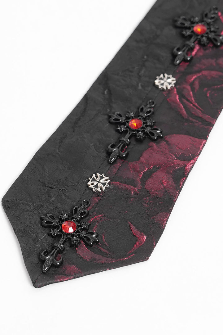 victorian goth necktie 