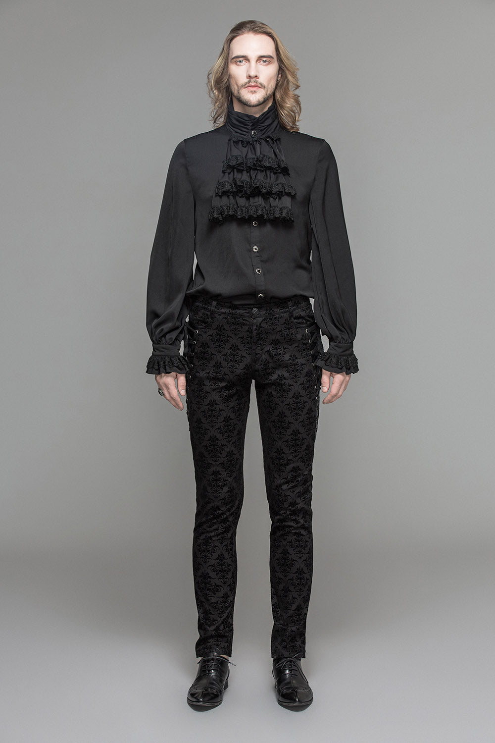 Dark Shadows Lace-Up Pants