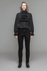 Dark Shadows Lace-Up Pants